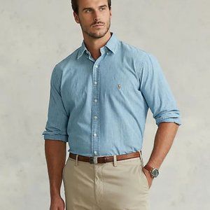 Ralph Lauren Light Blue Casual Button Down Shirt